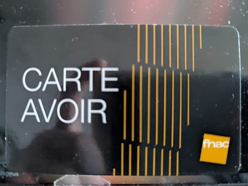 Vente: Carte avoir Fnac (99,99€)