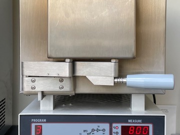 Gebruikte apparatuur: Manfredi uitbrandoven OVMAT 7 met ventilator 