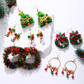 Bulk Lots: 110Pair Snowman, Elk, Gingerbread Man Christmas Earrings