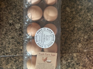 Selling with In-person Payment: Fresh farm eggs 