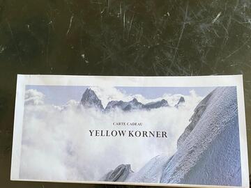Vente: e-Carte cadeau Yellow Korner (245€)