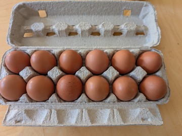 Selling with online payment: Free Range, Farm Fresh Brown Chicken Eggs