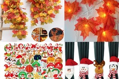 Bulk Lots: 100pcs Christmas, Halloween, Thanksgiving Light Strings