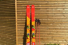 Winter sports: Amazing Condition Zag Slap 112 Skis + Look Pivot Bindings + Black