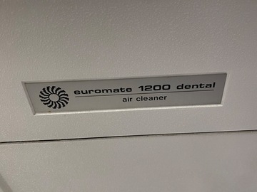 Gebruikte apparatuur: Euromate luchtreiniger