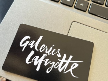Vente: Carte cadeau Galeries Lafayette (150€)