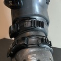 Winter sports: Grey Salomon Womens Ski Boots (pair) Size F18 / 284 mm / 15 