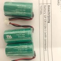Nieuwe apparatuur: Batterijen 3 maal GP CR123A-I met connector