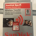 Nieuwe apparatuur: Scandisk 8 Gb plus WiFi Memorycard