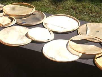 Selling with online payment: SOLD--14 small size vintage calf heads for materials SOLD