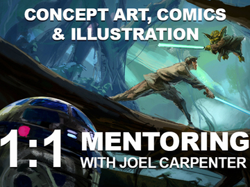1 on 1 Mentoring: Concept Art Comics and Illustration Mentoring 