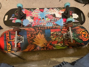 Selling with online payment: Two used Longboards, Kryptonics and Avigo 