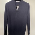 Selling with online payment: [EU] NWT Suitsupply navy v neck cashmere sweater, size M