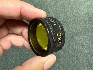 Selling with online payment: 78D Volk with removable yellow filter