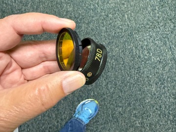 Selling with online payment: 78D Volk with removable yellow filter