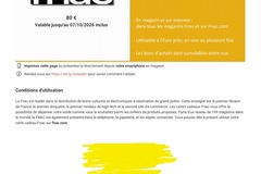 Vente: e-Carte cadeau Fnac (80€)