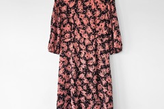 Selling: KATE SYLVESTER dress | Black/pink floral | Sz 10