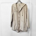 Selling:  KATE SYLVESTER hooded parka jacket | Beige | Sz M