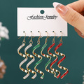 Bulk Lots: 240 pairs/80Set Christmas spiral multi-color earrings set