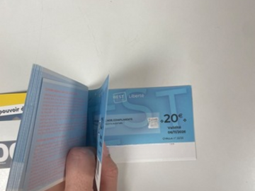 Vente: Chèques cadeaux Best Liberté (440€)