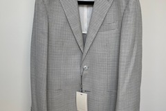Selling with online payment: [EU] NWT Suitsupply light grey houndstooth jacket, size 38R