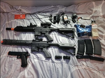 Selling: Airsoft Lot, guns and Accessories