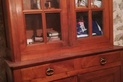 Vente: Bibliothèque vitrée style Louis-Philippe en merisier