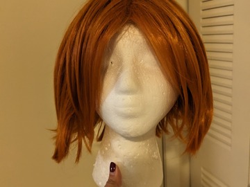 Selling with online payment: Orange Short Wig