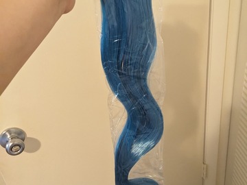Selling with online payment: Unused Teal Blue Mix Wig Extensions from Epic Cosplay