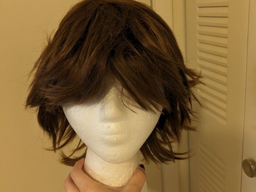 Selling with online payment: Short Spiky Brown Wig - Used for Sora from Kingdom Hearts