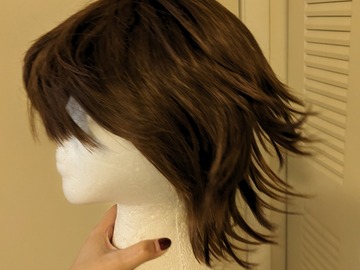 Selling with online payment: Short Spiky Brown Wig - Used for Sora from Kingdom Hearts