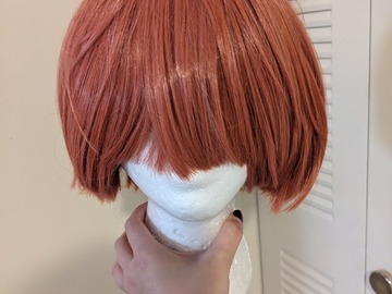 Selling with online payment: Salmon-Pink Short Wig - Used for Est from Fire Emblem Echoes