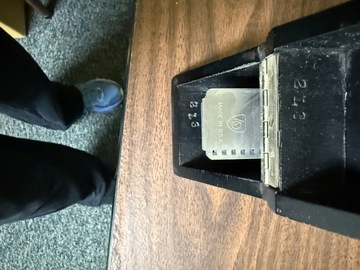 Selling with online payment: Acuity Slides with wooden storage box