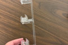 Selling with online payment: Display Slat Wall holders Black- 3 place x 36