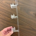 Selling with online payment: Display Slat Wall holders Black- 3 place x 36