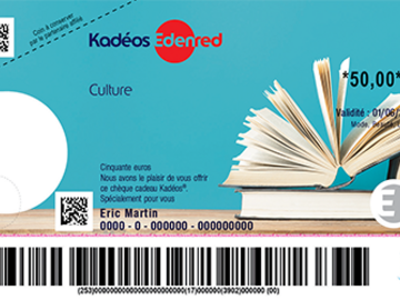 Vente: Chèques cadeaux Kadéos Culture (30€)