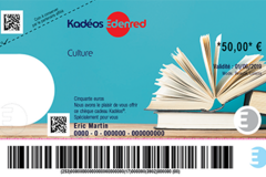 Vente: Chèques cadeaux Kadéos Culture (30€)