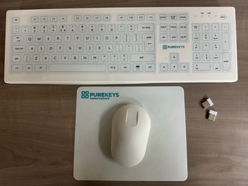 Gebruikte apparatuur: Purekeys Draadloze Keyboard en Mouse