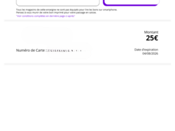 Vente: e-Carte cadeau Uber - Uber Eats (25€)