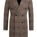 Selling with online payment: [EU] NWT Suitsupply brown baby alpaca checked coat, size 38R