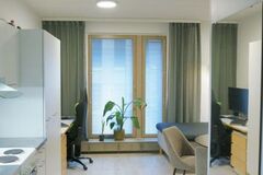 Renting out: Furnished studio apartment in Jätkäsaari, Helsinki — Spring 2026