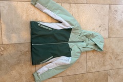 Winter sports: Roxy Quiksilver girls’ green ski jacket age 12