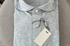 Selling with online payment: [EU] NWT Suitsupply grey knitted shirt, size 15.5\15.75