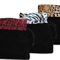 Bulk Lots: 150 Animal Print Velvet Pouches--4 1/2" x 5" --$0.65 pcs!
