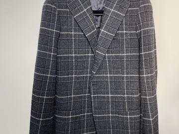 Selling with online payment: [EU] NWOT Cavour grey Glen check jacket, size 36R