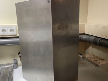 Gebruikte apparatuur: Gipssilo Kavo met elektro/tril ledig functie