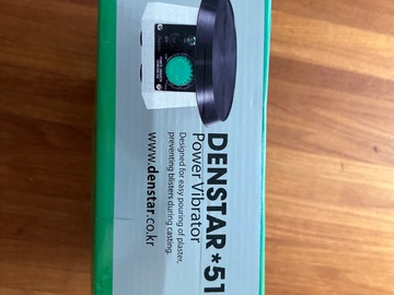 Nieuwe apparatuur: DENSTAR 510 Power Vibrator – nieuw in doos, tandtechnisch laborat