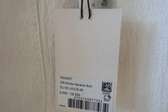 Selling with online payment: Suitsupply white suit seersucker cotton 