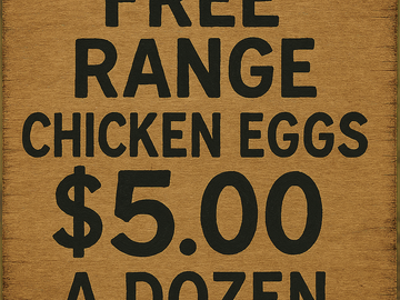 Selling with In-person Payment: Farm Fresh Chicken Eggs