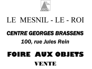 Actualité: FOIRE AUX OBJETS